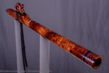Honduran Rosewood Burl Native American Flute, Minor, Mid A-4, #K16E (4)